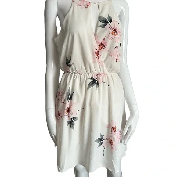 Lush Dress Floral White midi - Picture 5 of 7